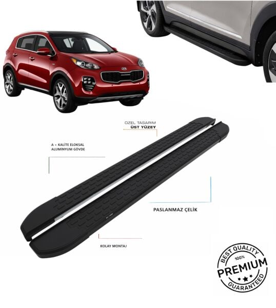 SPORTAGE 2016 2017 2018 2019 2020 2021 ARACA ÖZEL SİYAH YAN BASAMAK