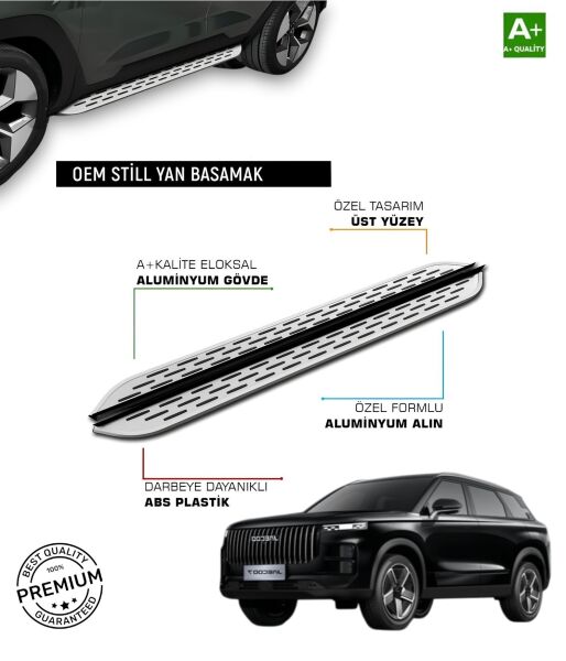 Jaecoo 7 2024 2025 2026 2027 Araca Özel Yan Basamak PROV1