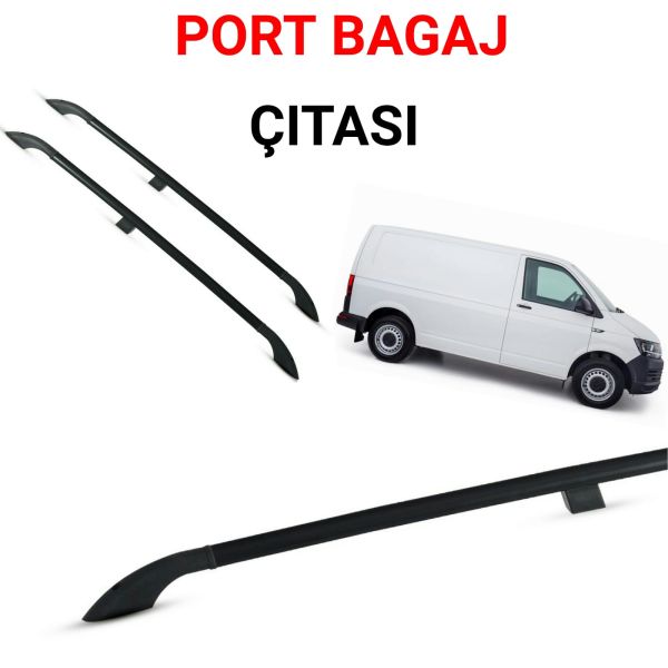 T5 KISA ŞASE SİYAH PORTBAGAJ TAVAN ÇİTASI 2003 2004 2005 2006 2007 2008 2009