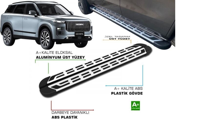 JAECOO 7 2024 2025 2026 2027 ARACA ÖZEL YAN BASAMAK PROV2