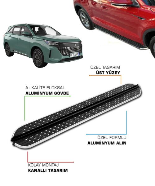 DFSK E5 PHEV 2024 2025 2026 2027 ARACA ÖZEL YAN BASAMAK DMD