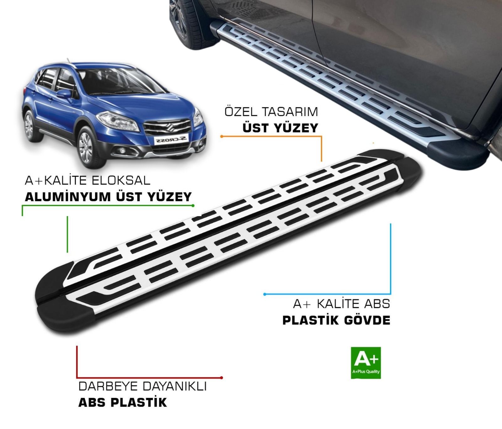 SX4 S CROSS 2016 2017 2018 2019 2020 2021 YAN BASAMAK