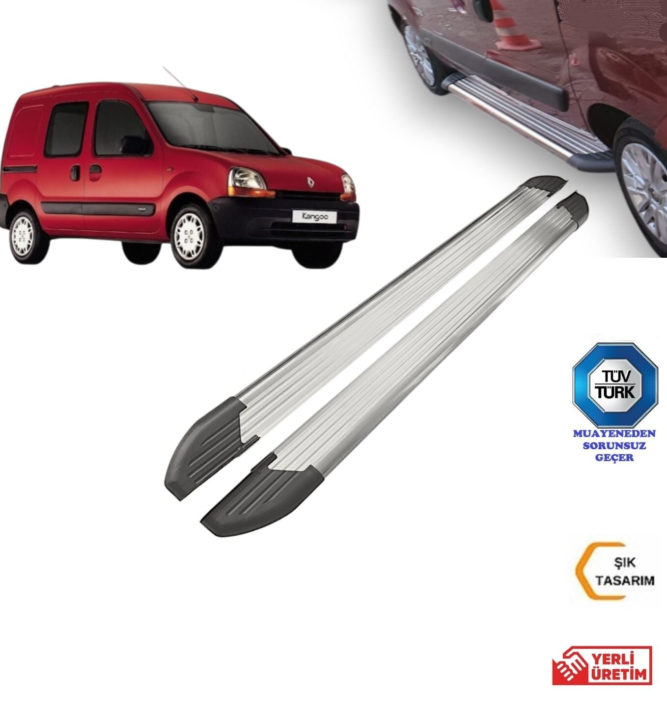 KANGOO KISA ŞASE YAN BASAMAK 1997 1998 1999 2000 2001 2002 2003 2004 2005 2006 2007