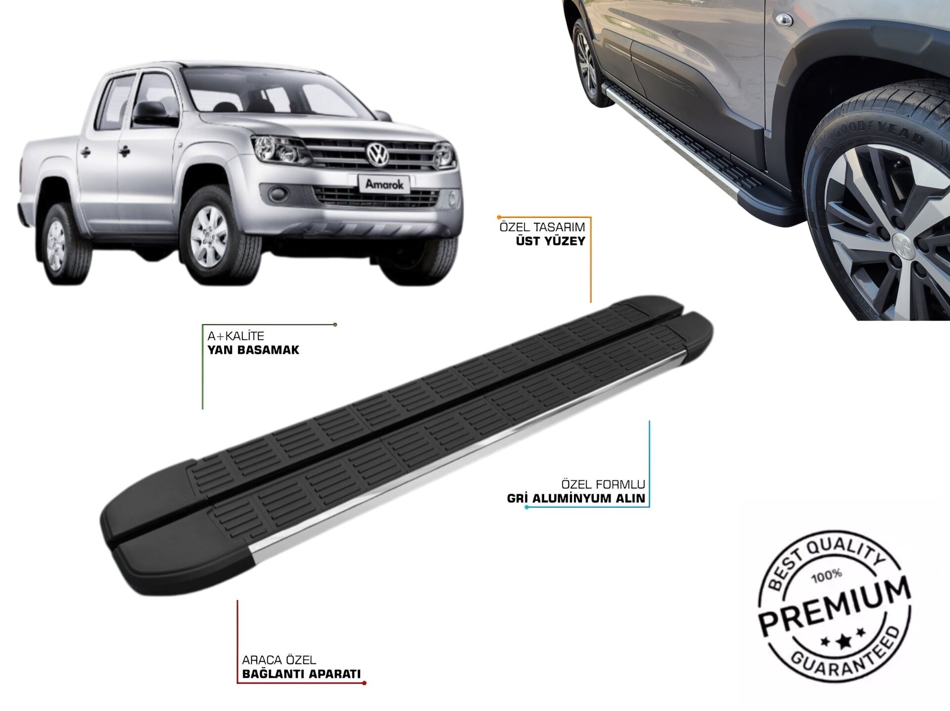 VW AMAROK YAN BASAMAK 2010 2011 2012 2013 2014 2015 2016 2017 2018 2019 2020 2021 2022 2023