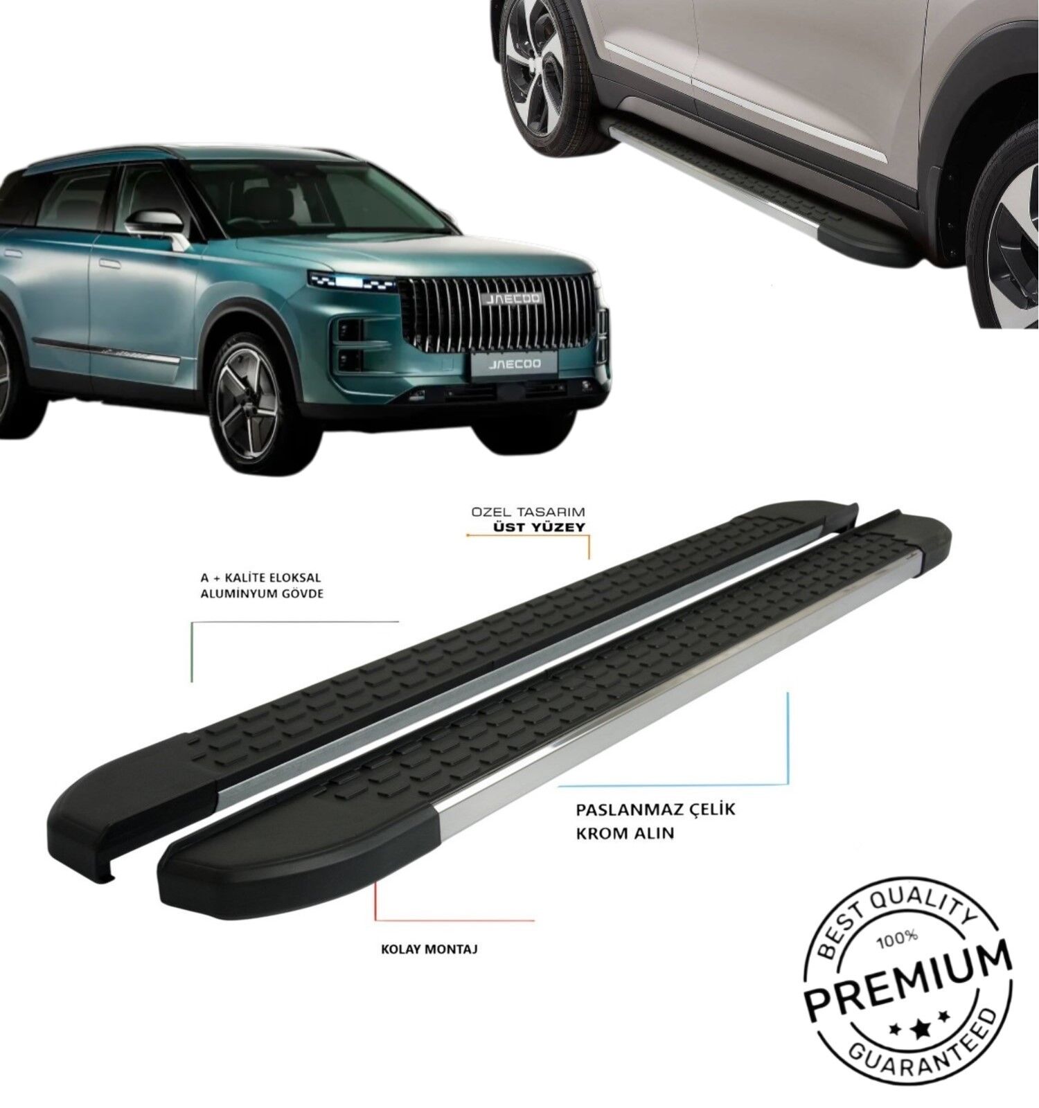 JAECOO 7 2024 2025 2026 2027 ARACA ÖZEL YAN BASAMAK NVDK