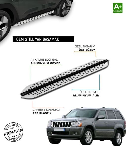 CHROKEE 2006 2007 2008 2009 2010 ARACA ÖZEL YAN BASAMAK