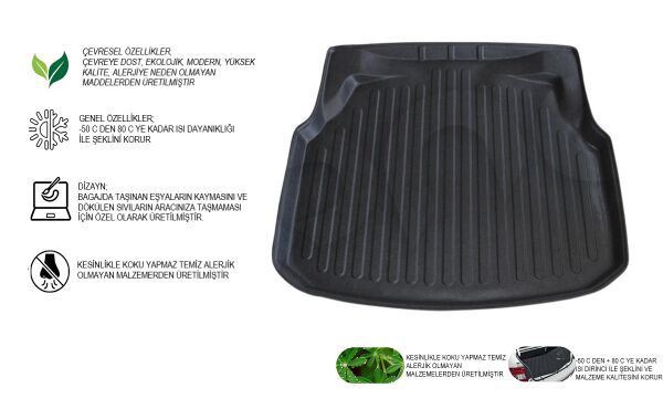 MERCEDES W204 PLASTIC BAGAJ HAVUZU 2007 2008 2009 2010 2011 2012 2013