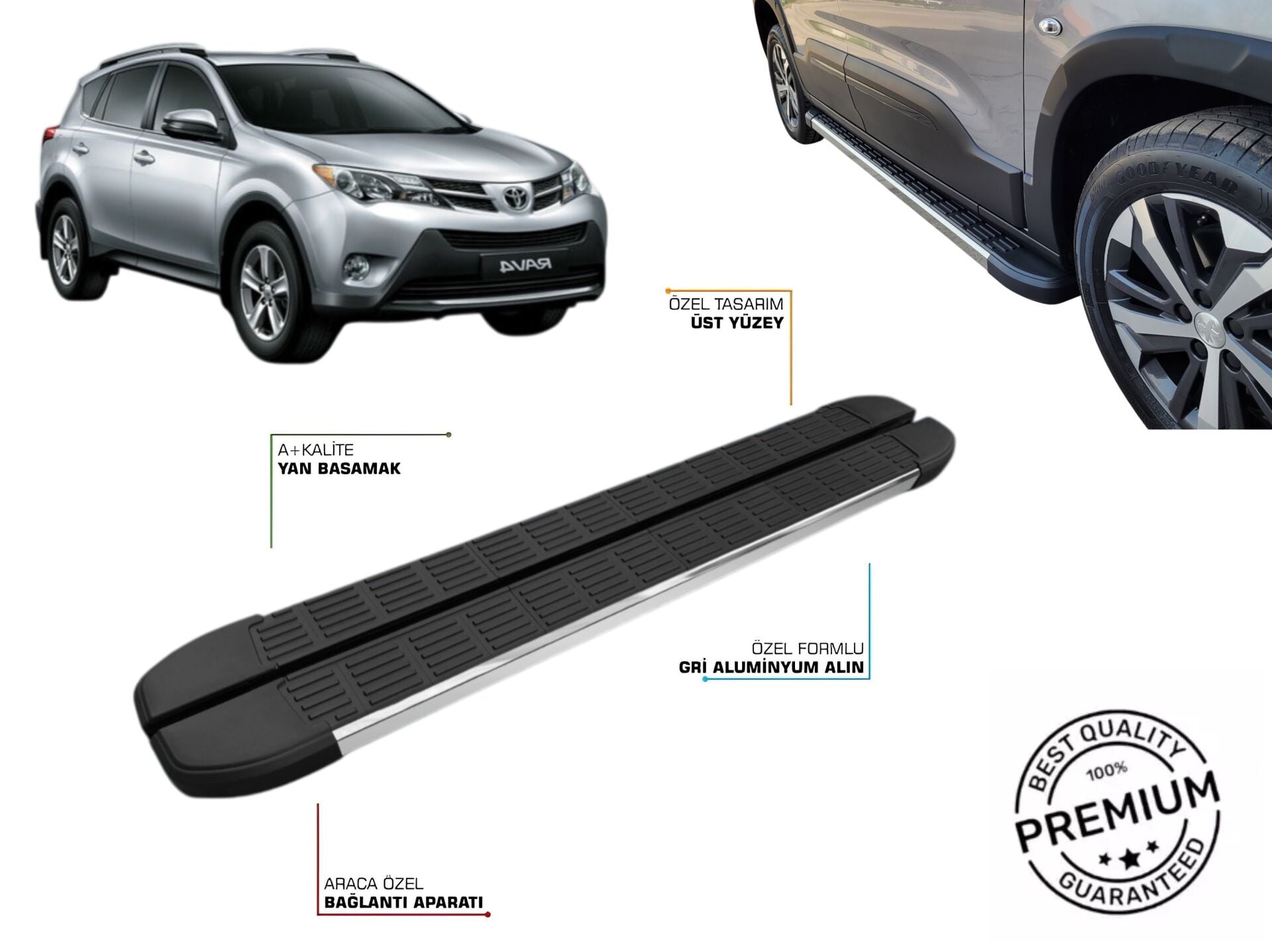 TOYOTA RAV4 YAN BASAMAK 2013 2014 2015 2016 2017