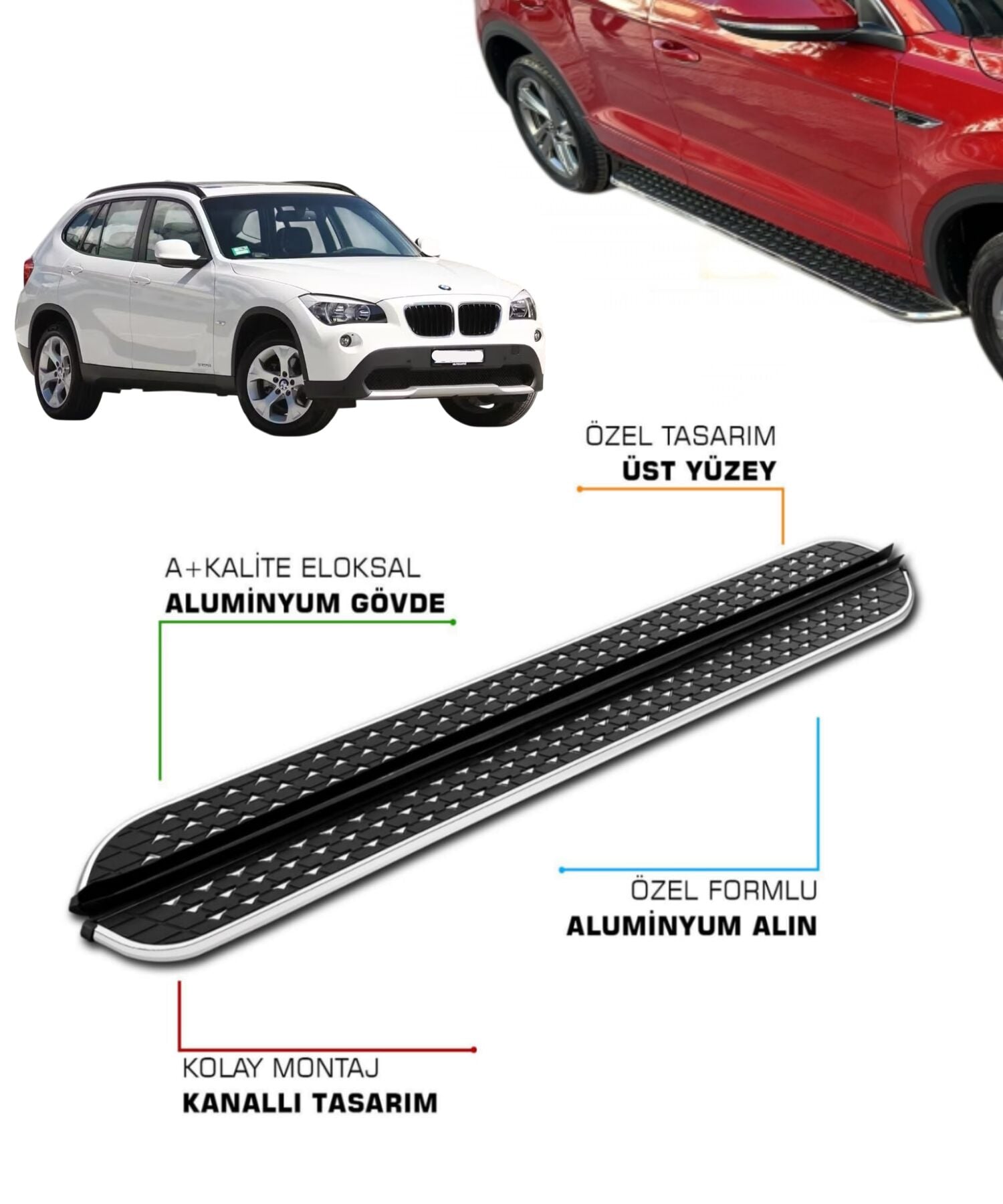 BMW X1 E84 2009 2010 2011 2012 2013 2014 2015 ARACA ÖZEL YAN BASAMAK