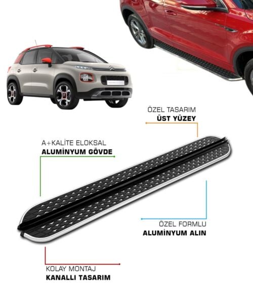 C3 AIRCROSS UYUMLU 2017 2018 2019 2020 2021 2022 2023 2024 2025 2026 ARACA ÖZEL YAN BASAMAK