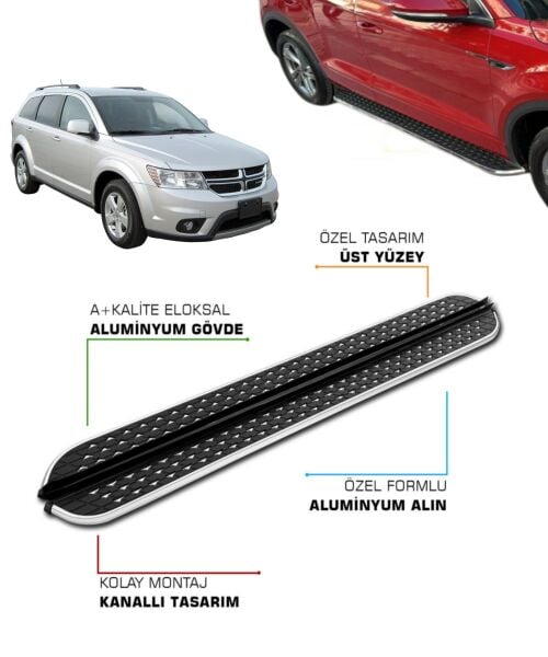 DODGE JOURNEY UYUMLU 2009 2010 2011 ARACA ÖZEL YAN BASAMAK