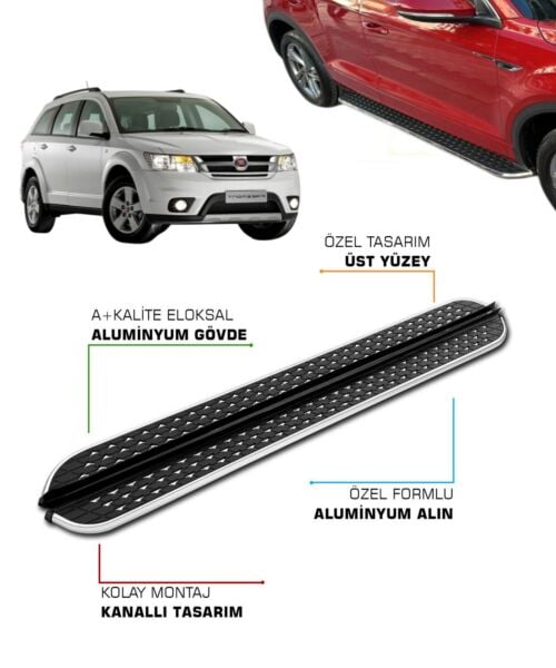 FIAT FREEMONT UYUMLU 2011 2012 2013 2014 2015 ARACA ÖZEL YAN BASAMAK