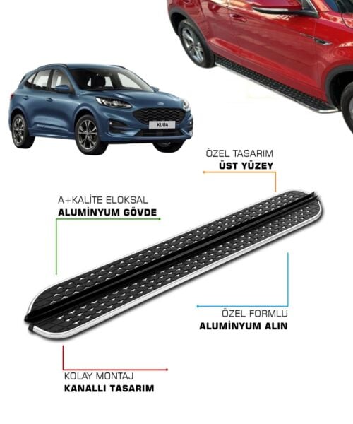 FORD KUGA UYUMLU 2020 2021 2022 2023 2024 2025 2026 2027 ARACA ÖZEL YAN BASAMAK