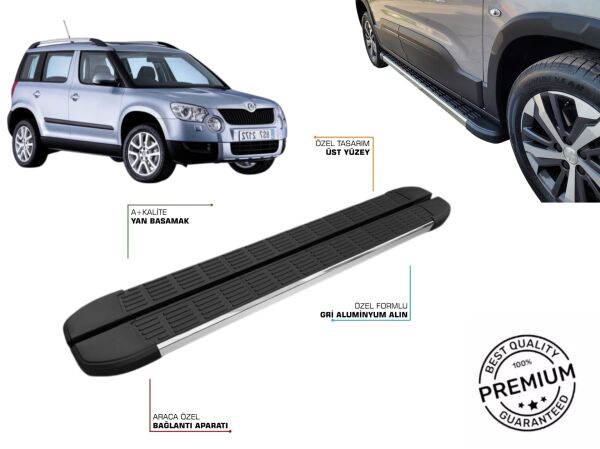 SKODA YETI YAN BASAMAK 2009 2010 2011 2012 2013 2014 2015 2016 2017