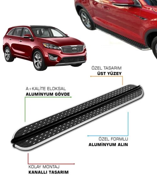 KIA SORENTO 2015 2016 2017 2018 2019 2020 2021 2022 2023 ARACA ÖZEL YAN BASAMAK