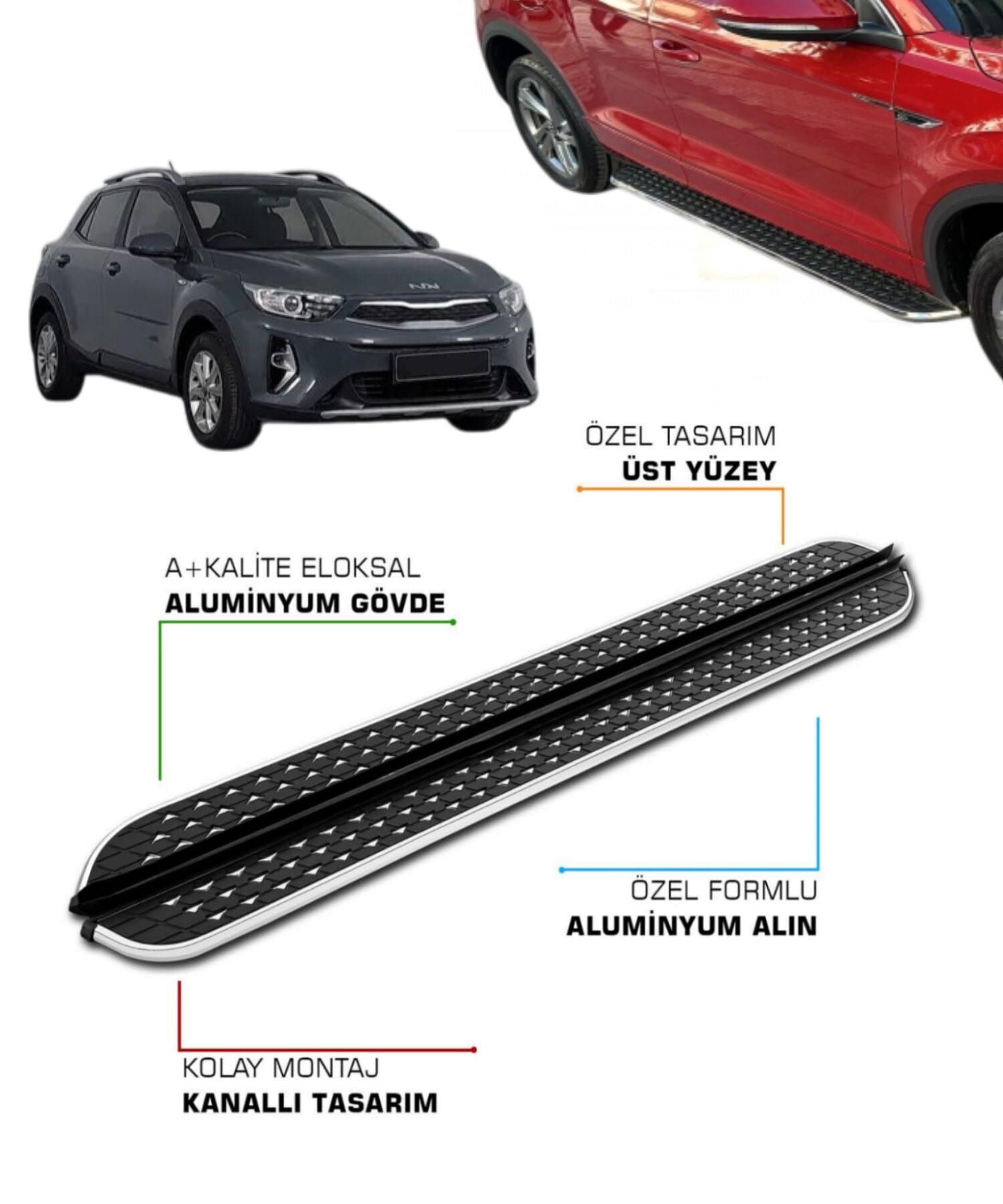 KIA X-CEED 2019 2020 2021 2022 2023 2024 2025 ARACA ÖZEL YAN BASAMAK