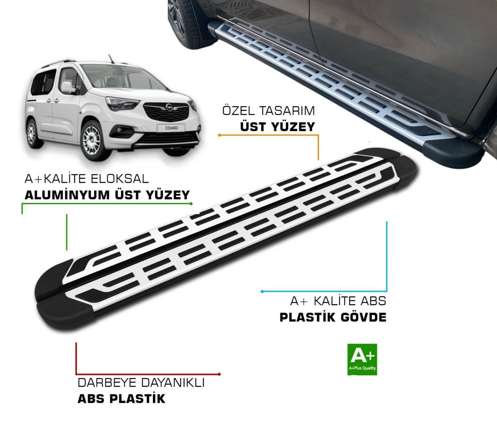 OPEL MARKASININ COMBO ARACININ 2019 2020 2021 2022 2023 2024 2025 YAN BASAMAK