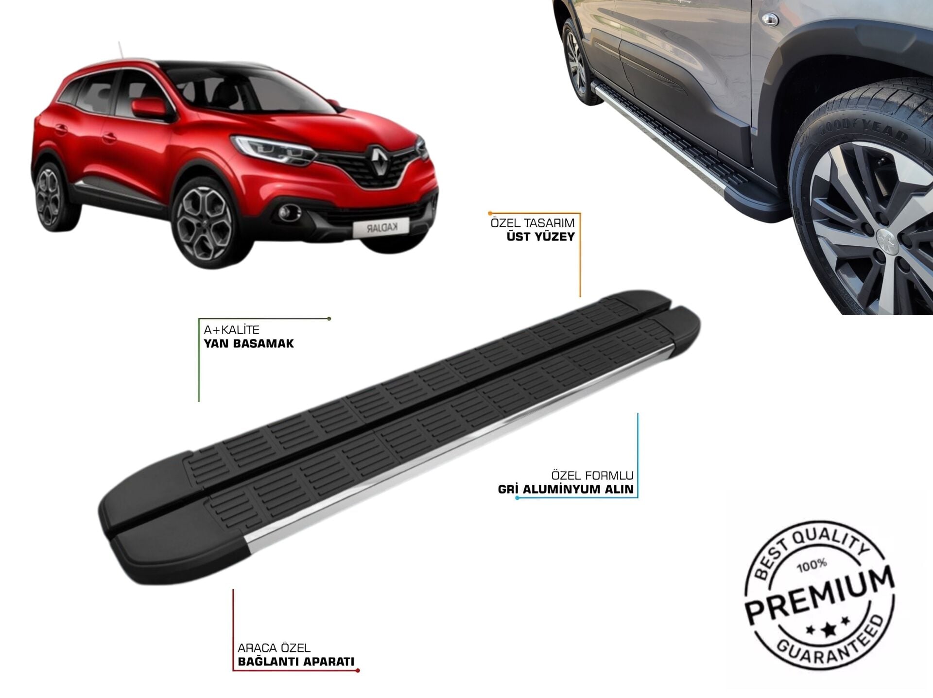 RENAULT KADJAR YAN BASAMAK 2015 2016 2017 2018 2019 2020 2021 2022 2023