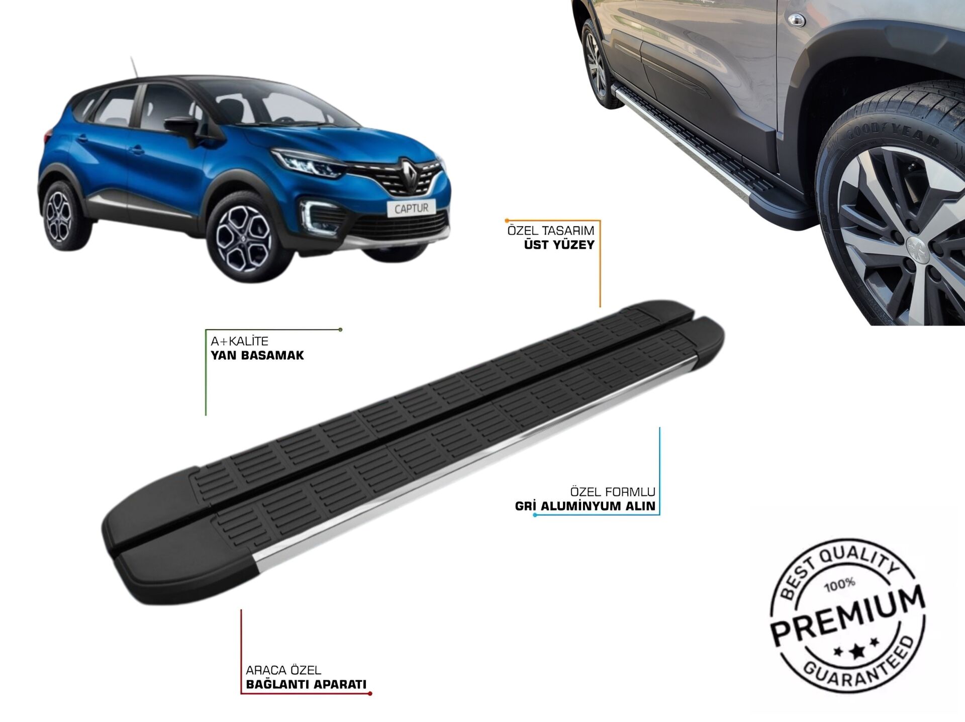 RENAULT CAPTUR 2 YAN BASAMAK 2020 2021 2022 2023 2024 2025