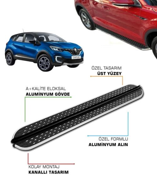 RENAULT CAPTUR UYUMLU 2020 2021 2022 2023 2024 2025 2026 ARACA ÖZEL YAN BASAMAK