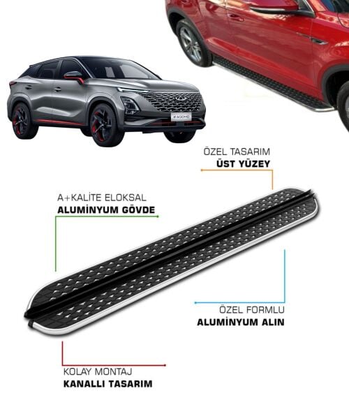 CHERY OMADA 5 UYUMLU 2023 2024 2025 2026 2027 ARACA ÖZEL YAN BASAMAK