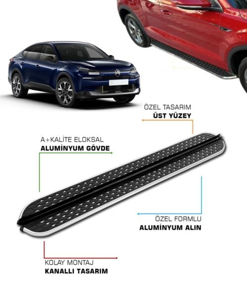 C4X UYUMLU 2021 2022 2023 2024 2025 2026 2027 ARACA ÖZEL YAN BASAMAK