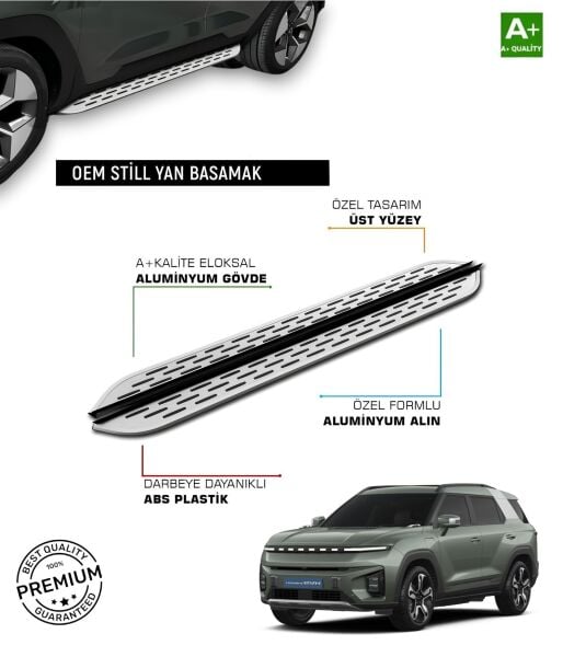 TORRES ELEKTİRKLİ ARAÇ İÇİN 2023 2024 2025 2026 ARACA ÖZEL YAN BASAMAK