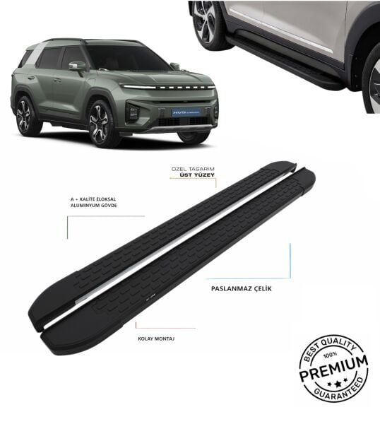 TORRES ELEKTRİKLİ ARACA ÖZEL 2023 2024 2025 SİYAH YAN BASAMAK