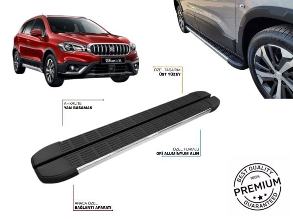 SUZUKİ SX4 S CROSS 2 ARACA ÖZEL YAN BASAMAK 2021 2022 2023 2024 2025