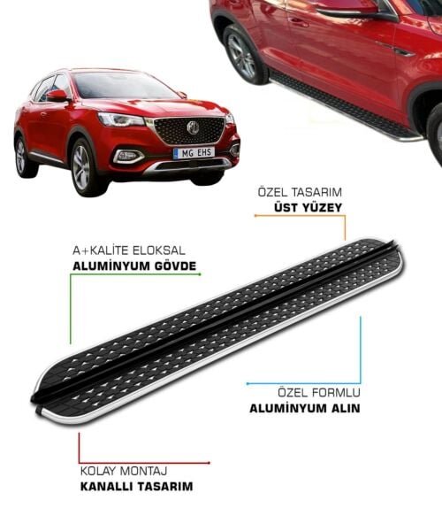 MG EHS ELEKTİRKLİ MODEL UYUMLU 2022 2023 2024 ARACA ÖZEL YAN BASAMAK