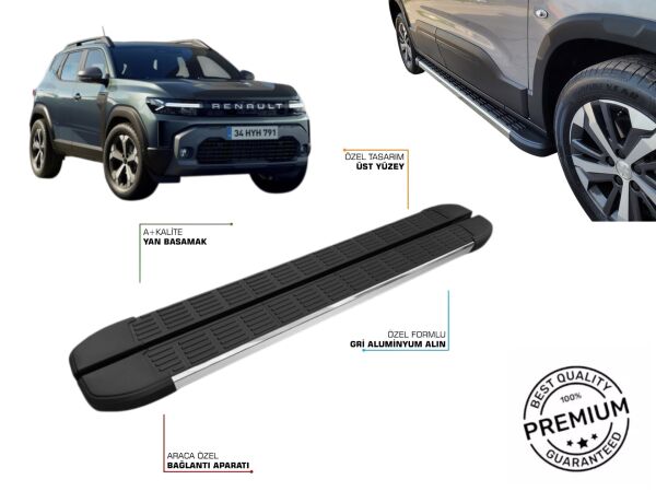 RENAULT DUSTER 2024 2025 ARACA ÖZEL S LİNE 173 CM YAN BASAMAK