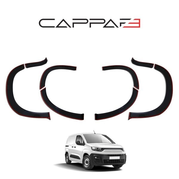 TOYOTA PROACE CİTY MAKYAJLI KASA İÇİN UYUMLU ARACA ÖZEL ÇAMURLUK KAPLAMA DODİK 8 PARÇA 2026 2027 2028