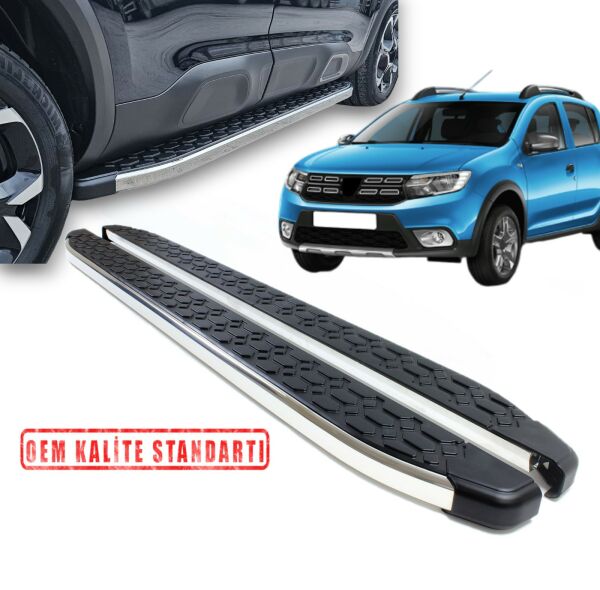 SANDERO 2012 2013 2014 2015 2016 2017 2018 2019 2020 ARACA ÖZEL BLACKLİNE YAN BASAMAK