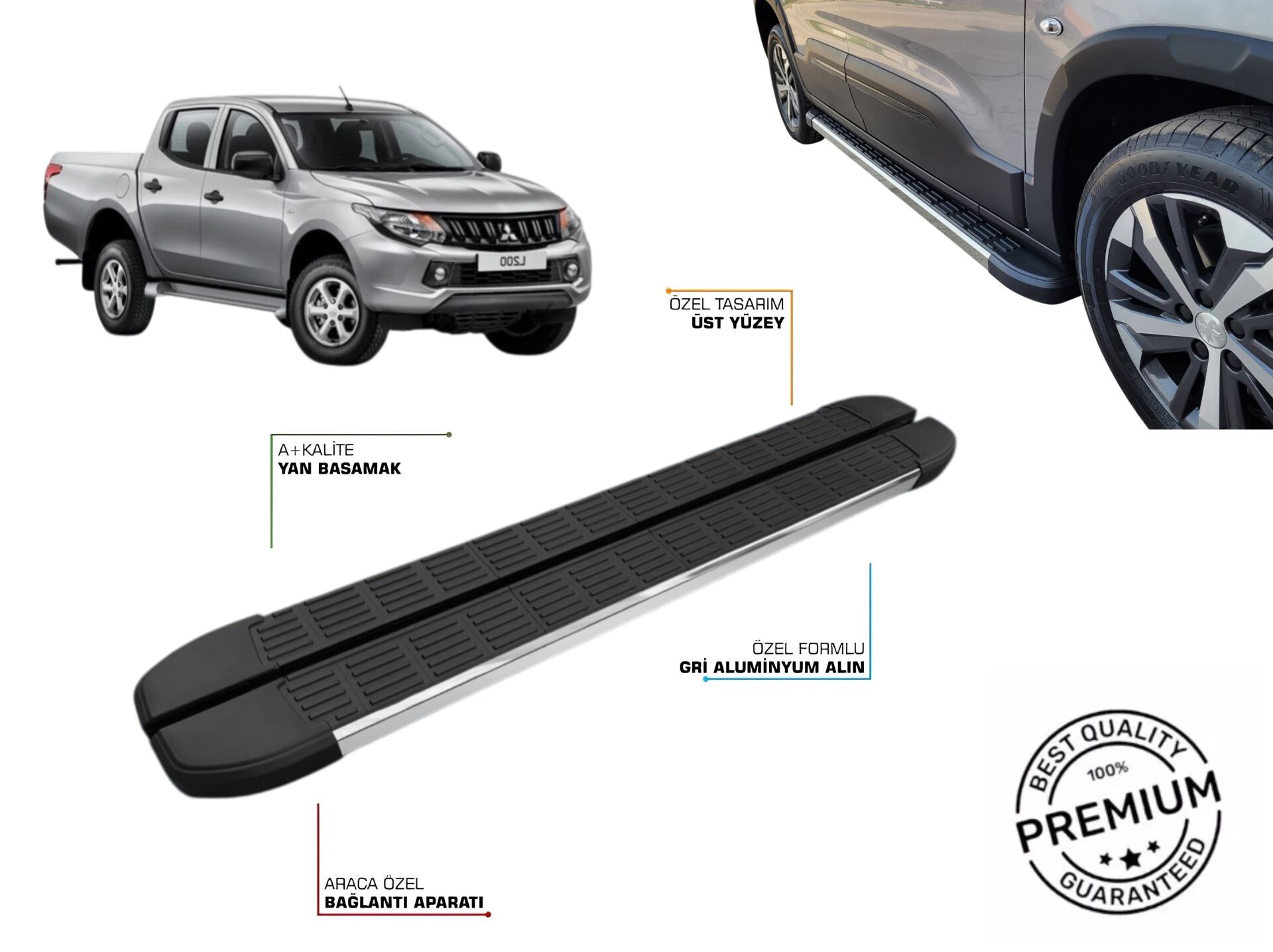 MITSUBISHI L200 YAN BASAMAK 2015 2016 2017 2018 2019 2020