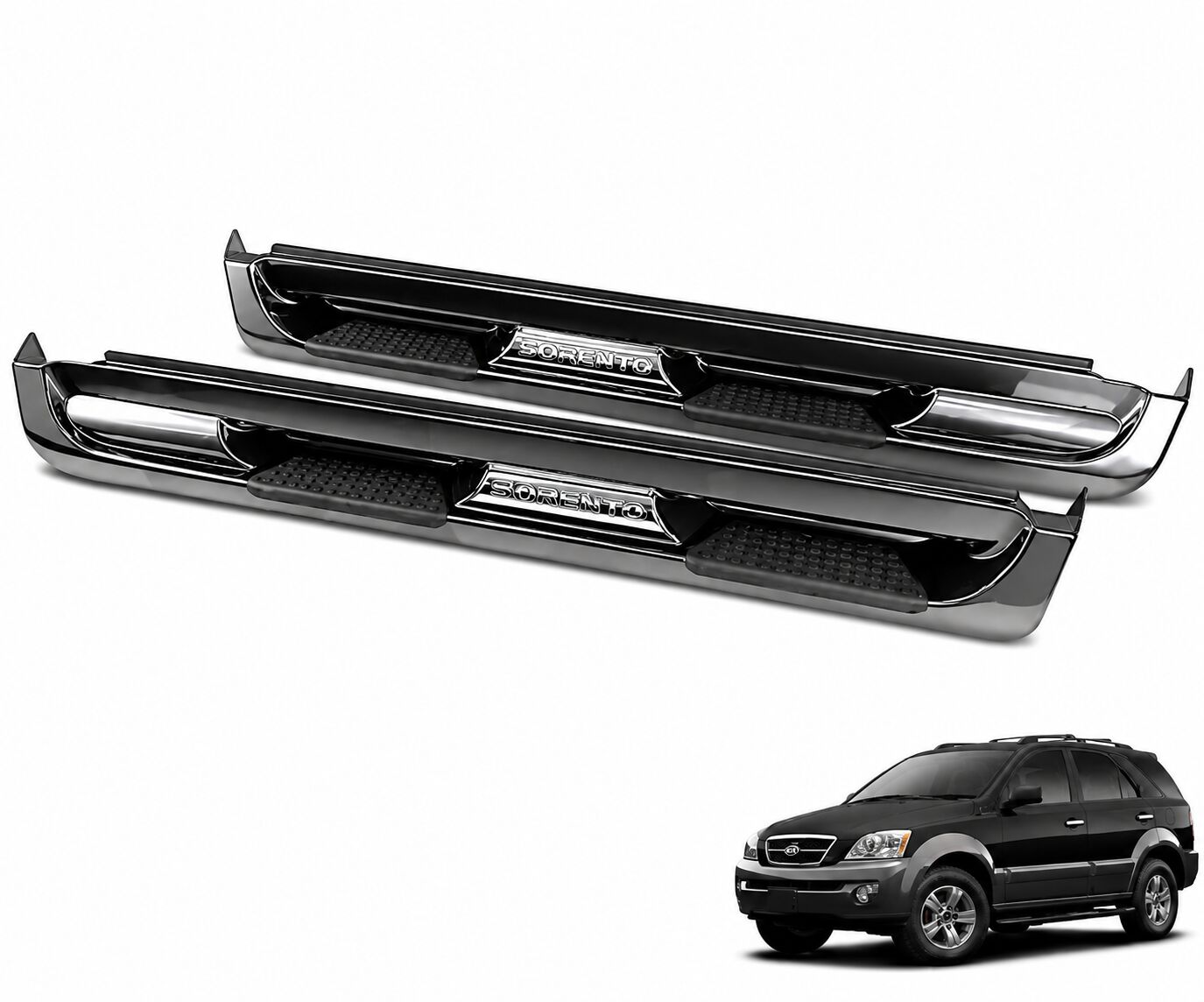 KIA SORENTO OEM TIP YAN BASAMAK SIYAH 2003 2004 2005 2006