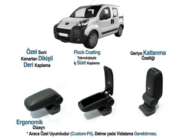 PEUGEOT BİPPER ARACA ÖEL KOLDAYAMA VİDASIZ KOLÇAK 2008 2009 2010 2011 2012 2013 2014 2015 2016