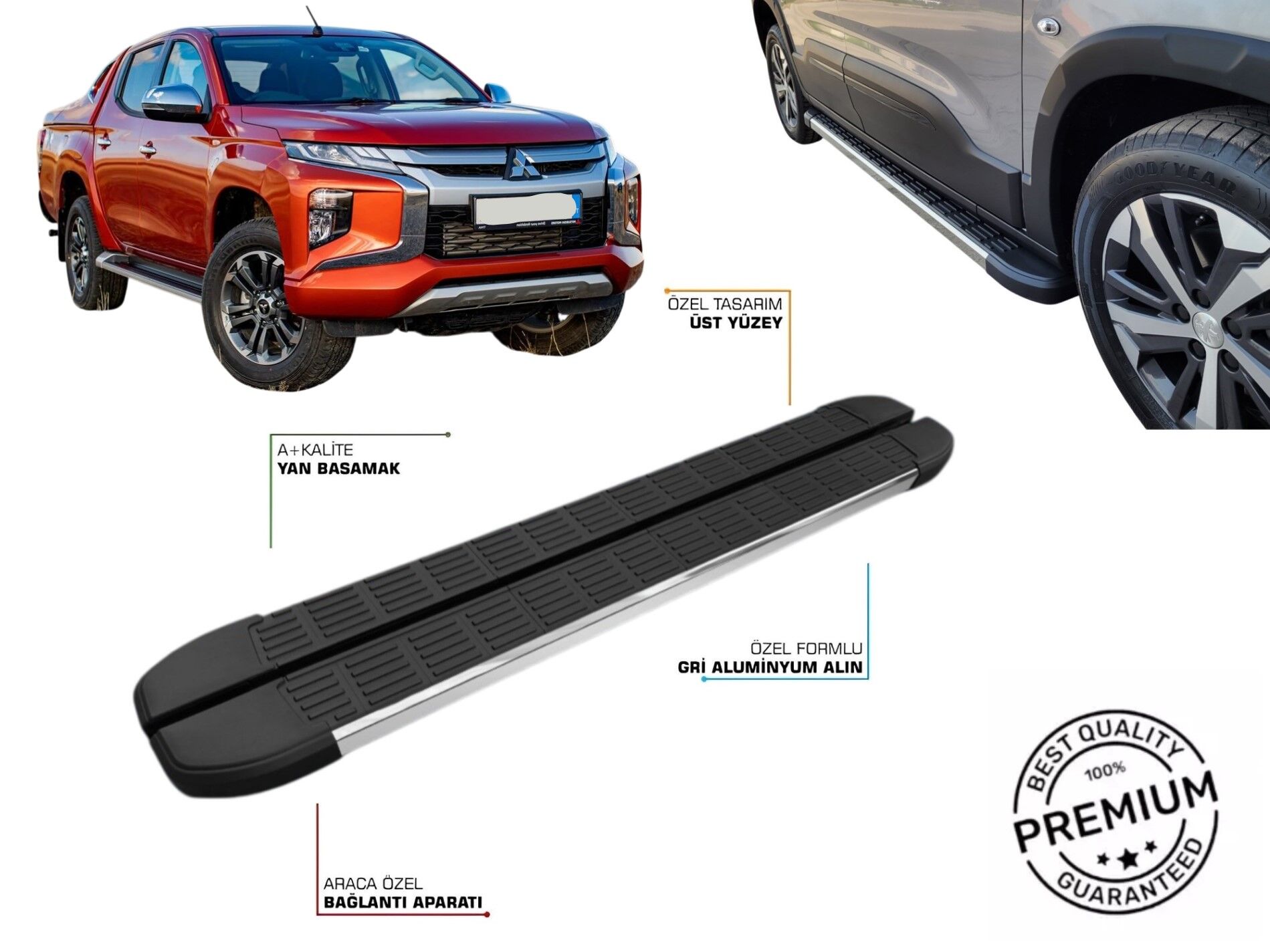 MITSUBISHI L200 YAN BASAMAK 2020 2021 2022 2023 2024