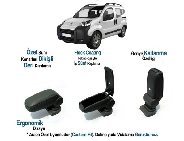 CİTROEN NEMO ARACA ÖEL KOLDAYAMA VİDASIZ KOLÇAK 2008 2009 2010 2011 2012 2013 2014 2015 2016