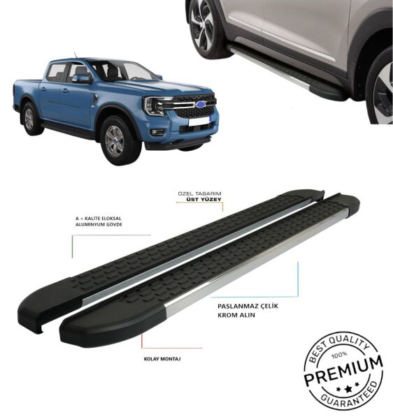 FORD RANGER İLE UYUMLU 2022 2023 2024 2025 2026 2027 2028 YAN BASAMAK