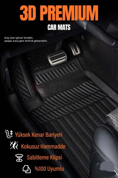 CHERRY OMODA 7 İLE UYUMLU 3D PASPAS 2025 2026 2027 2028