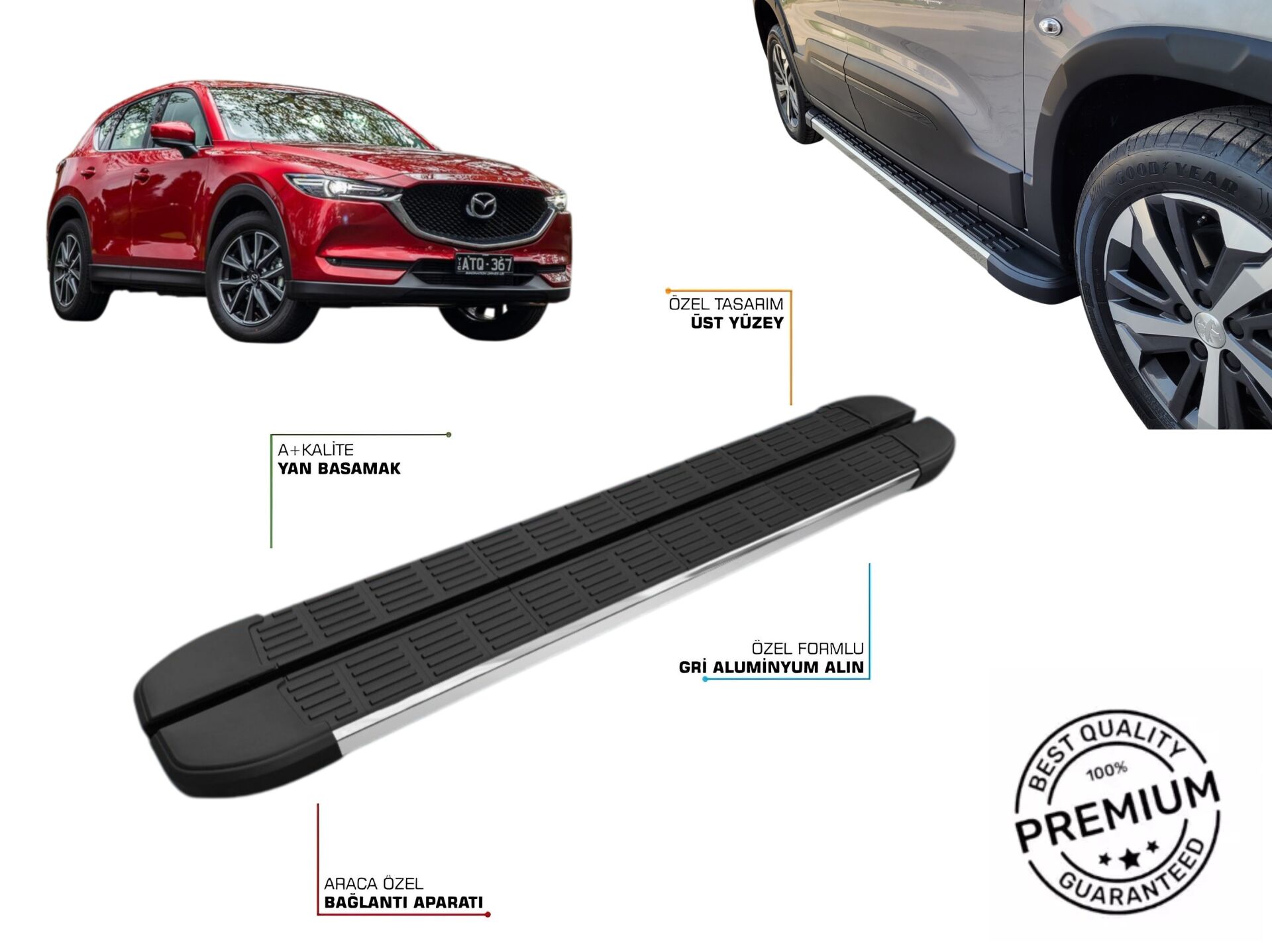 MAZDA CX-5 YAN BASAMAK 2017 2018 2019 2020 2021 2022 2023