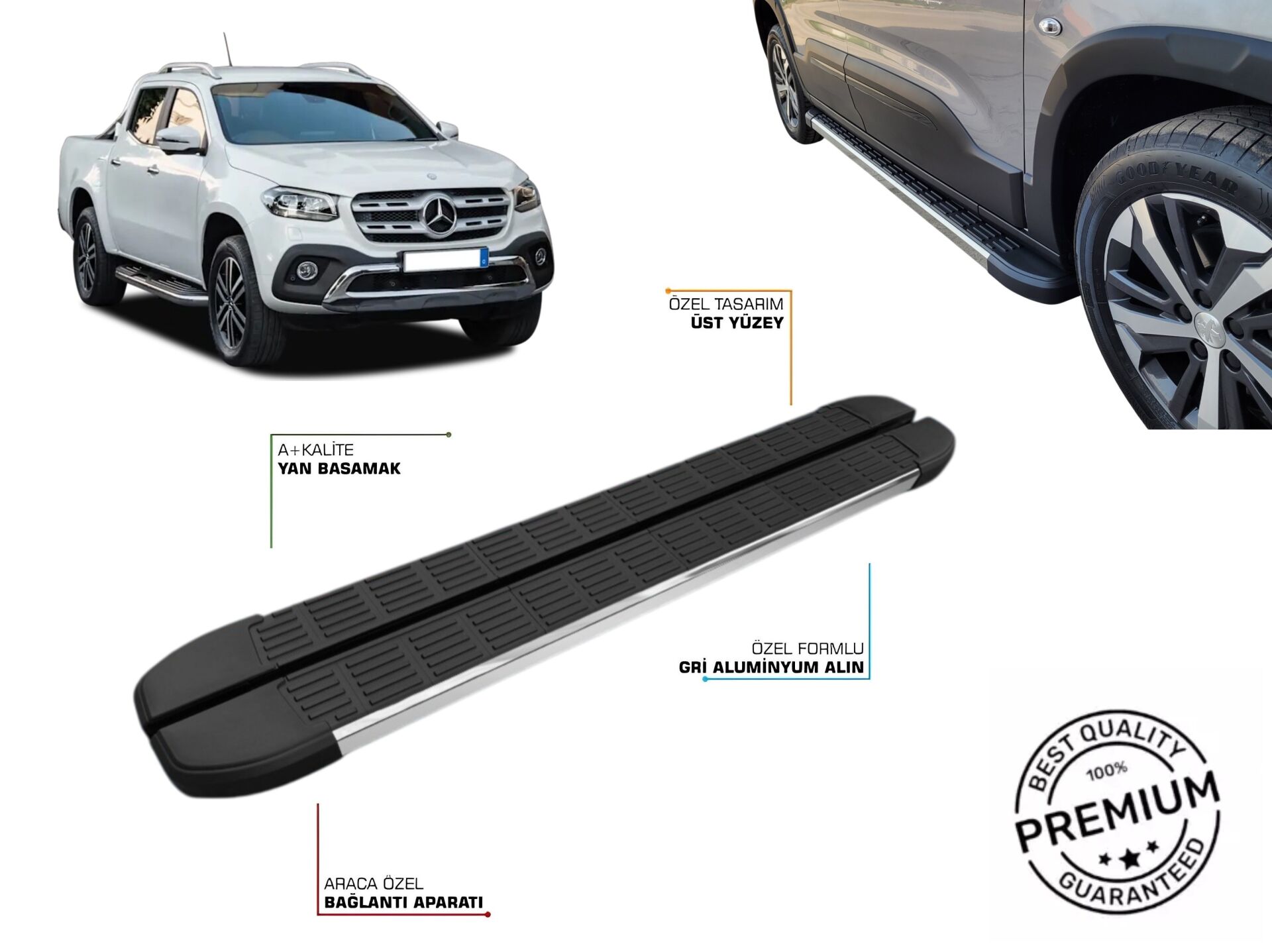 MERCEDES-BENZ X-CLASS YAN BASAMAK 2018 2019 2020 2021 2022 2023