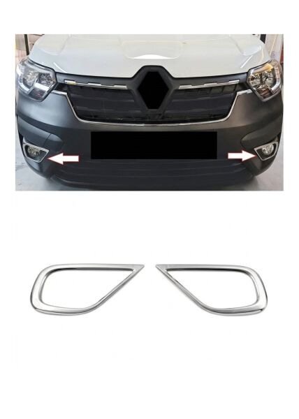 RENAULT EXPRESS İLE UYUMLU SİS FARI ÇERÇEVESİ KROM 2021 2022 2023 2024 2025 2026