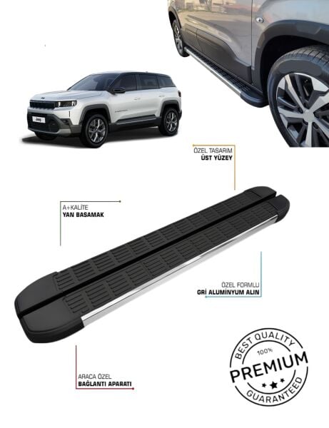 JEEP COMPASS 3 İLE UYUMLU YAN BASAMAK KORUMA 2025 2026 2027 2028