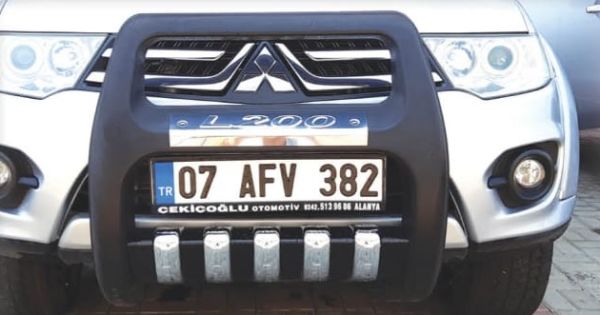 MITSUBISHI L 200 2019 2020 2021 2022 2023 2024  POLİÜRETAN ÖN TAMPON KORUMA