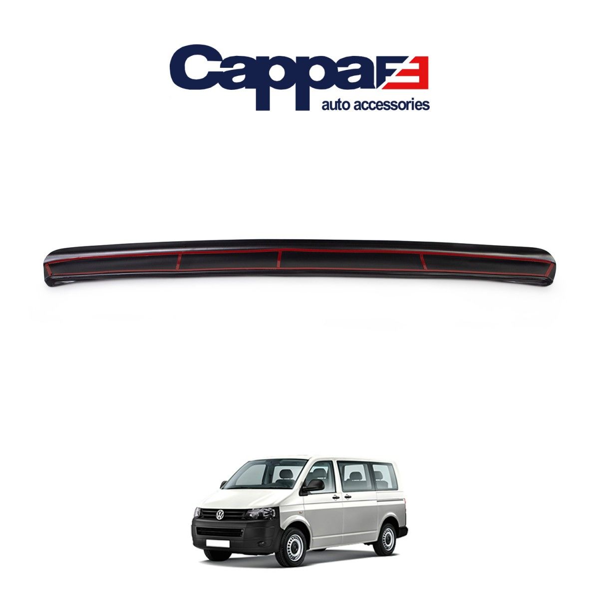 VOLKSWAGEN TRANSPORTER T5 ARKA TAMPON KORUMA BAGAJ EŞİĞİ 2009 2010 2011 2012 2013 2014