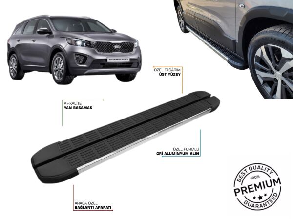 KIA SORENTO ARACA ÖZEL YAN BASAMAK 2015 2016 2017 2018 2019 2020