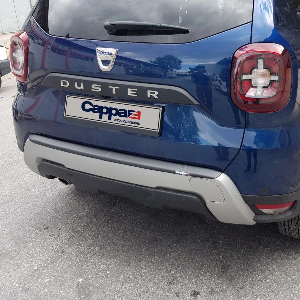 Dacia Duster Arka Tampon Koruma bagaj eşiği 2018 2019 2020 2021 2022 2023