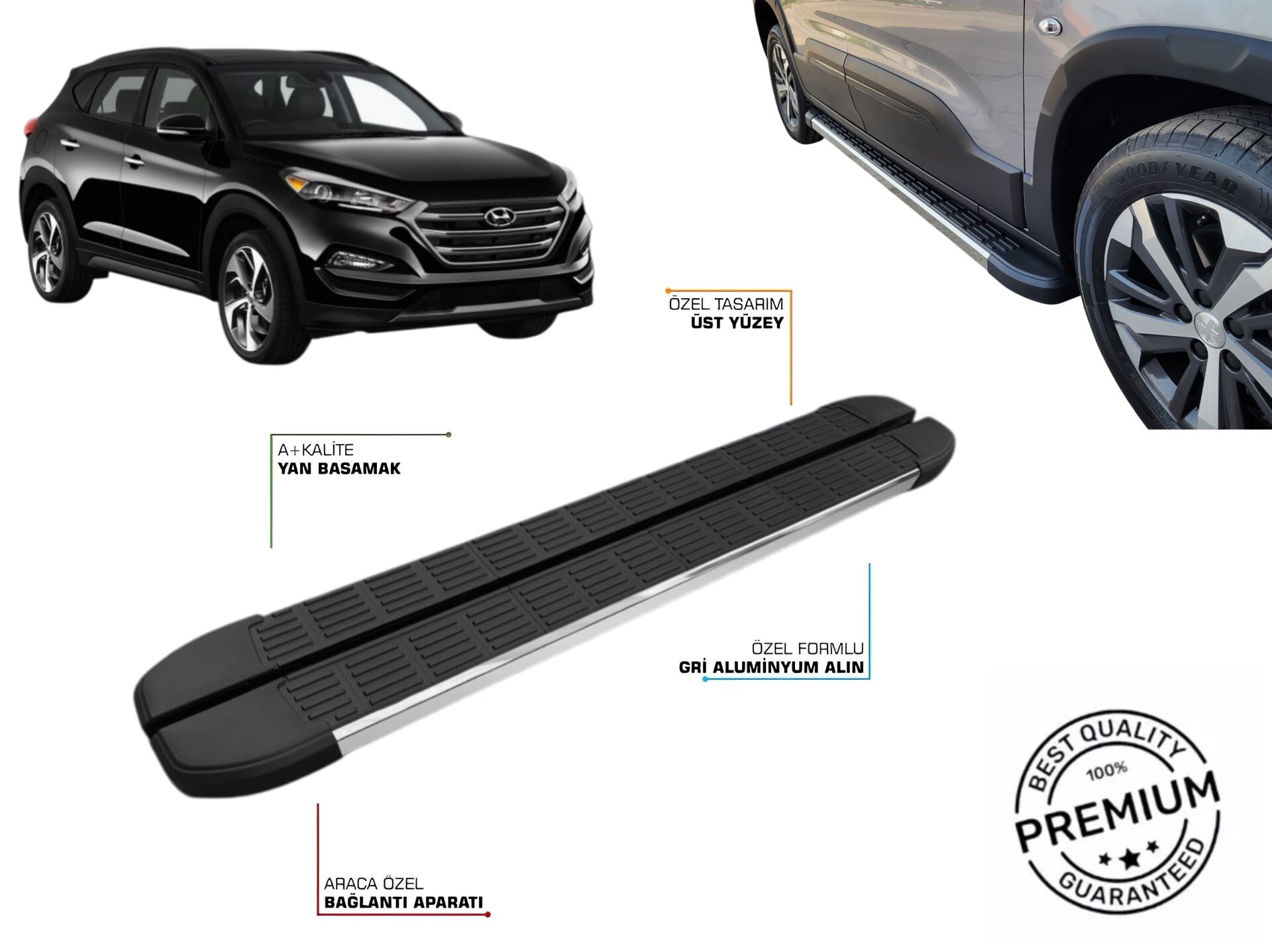 HYUNDAI TUCSON YAN BASAMAK 2015 2016 2017 2018 2019 2020