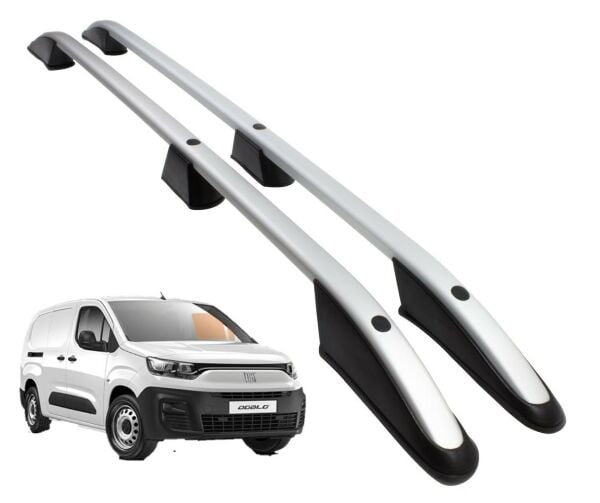 YENİ DOBLO UZUN ŞASE GRİ ALİMİNYUM PORTBAGAJ TAVAN ÇİTASI 2023 2024 2025 2026